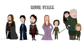 Illustration for article titled Game Of Thrones’ characters re-drawn in Bob’s Burgers style